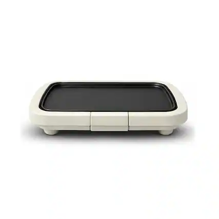 Front. Lumme - 12-Inch Electric Nonstick Griddle - Brown.