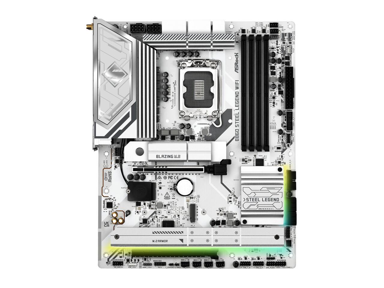 ASRock WIFI LEGEND STEEL 8865 BLAZING  
- RoHS  
DOFCE PC STEEL LEGEND UK CA ROMARS.M