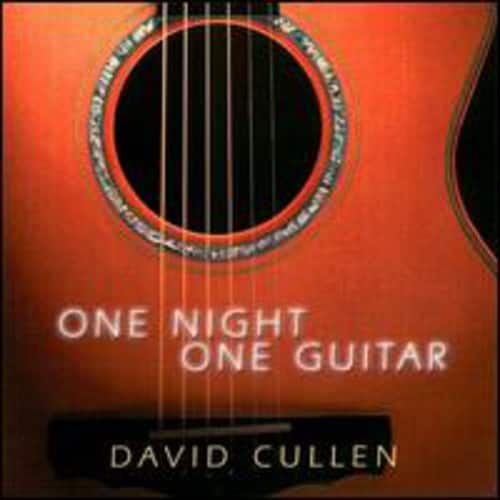 David Cullen - One Night, One Guitar  - COMPACT DISCS