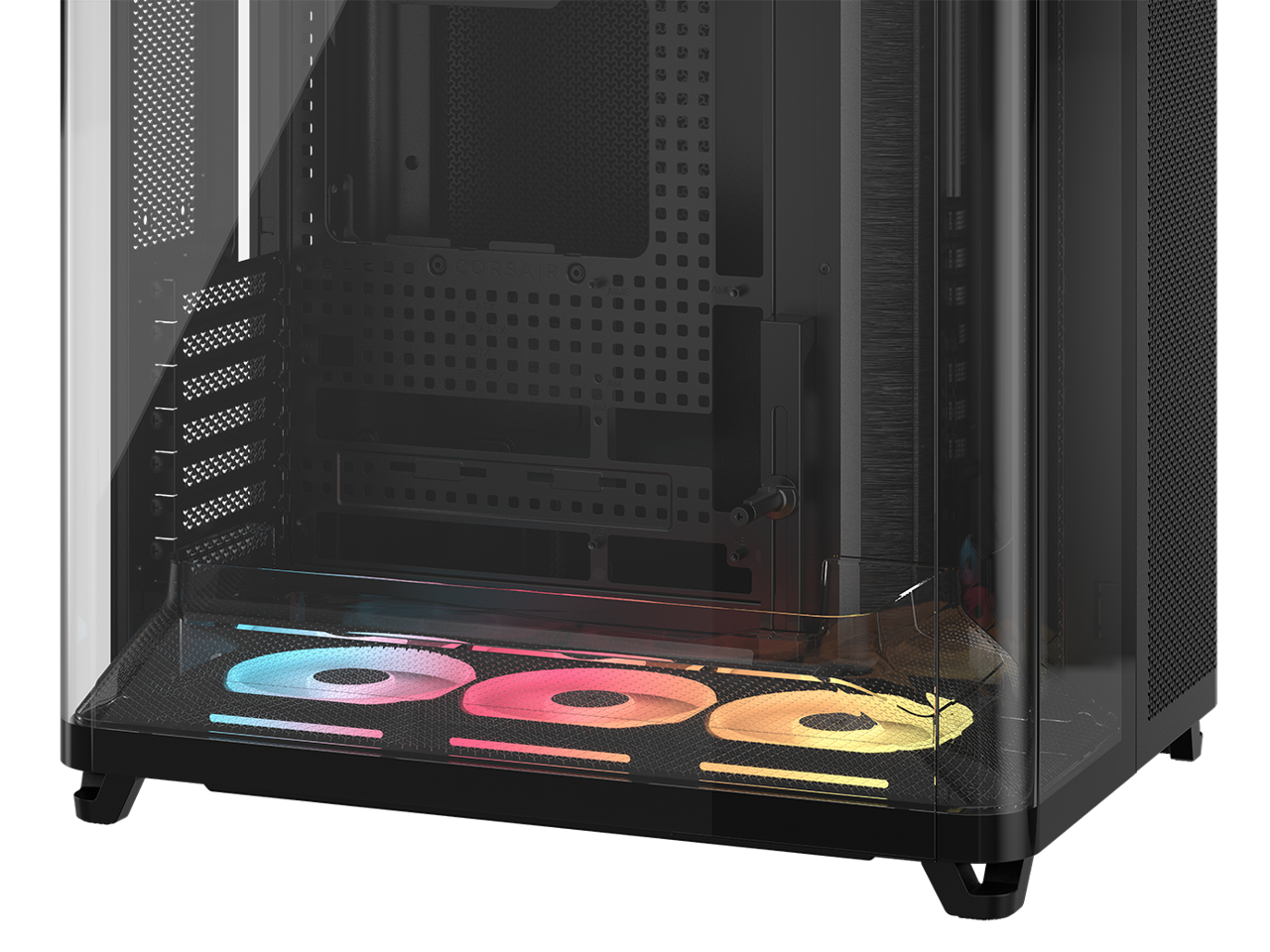 CORSAIR AIR 5400 LX R RGB iCUE Triple Chamber Mid Tower Case with