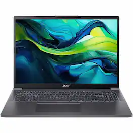 Acer - Aspire 16 A16-71M A16-71M-767Z 16" Notebook - WUXGA - 60 Hz - Intel Core Ultra 7 155U - 32 GB - 1 TB SSD - English - Iron