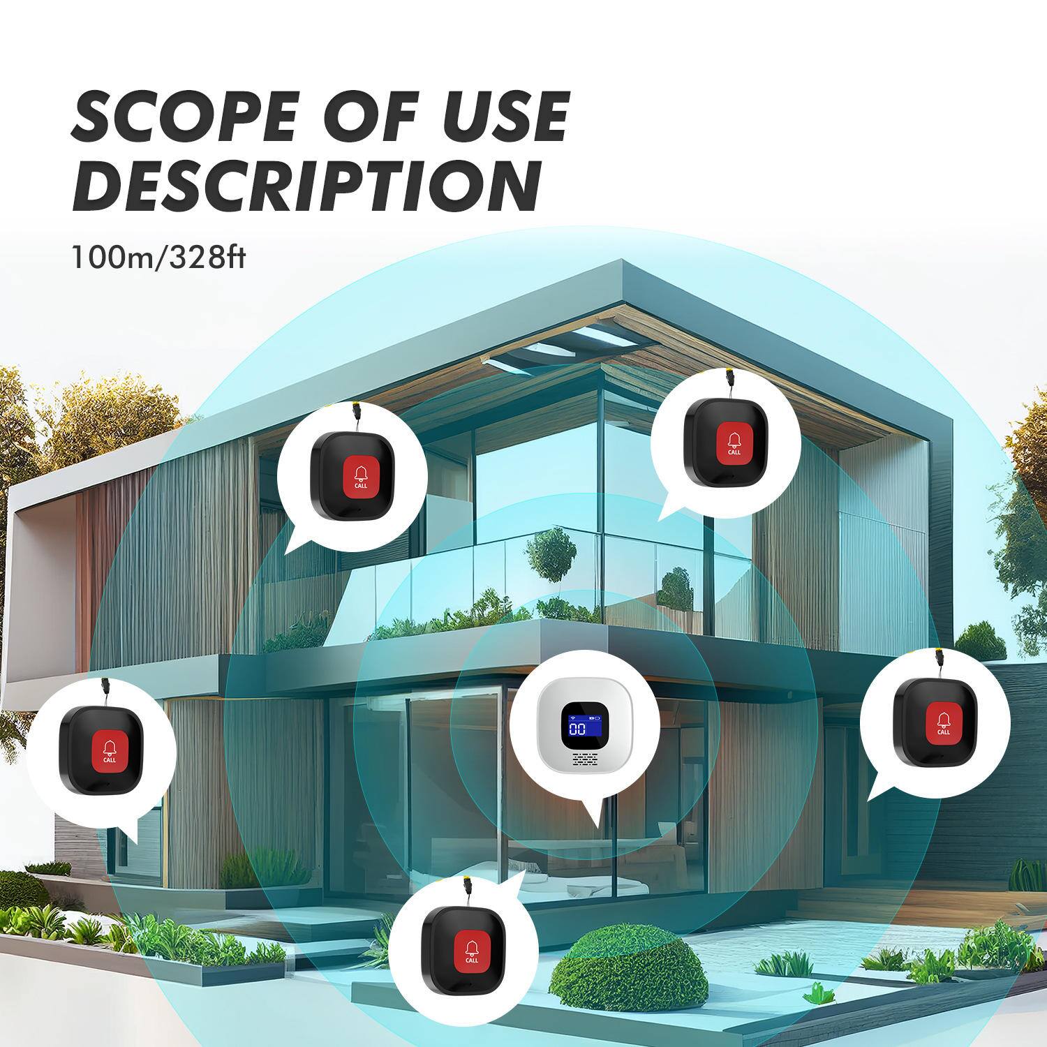 SCOPE OF USE DESCRIPTION  
100m/328ft