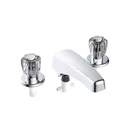 Amber Sporting Goods - Home Plus Classic 2 Handle Tub Faucet Chrome Metal/Plastic - Silver
