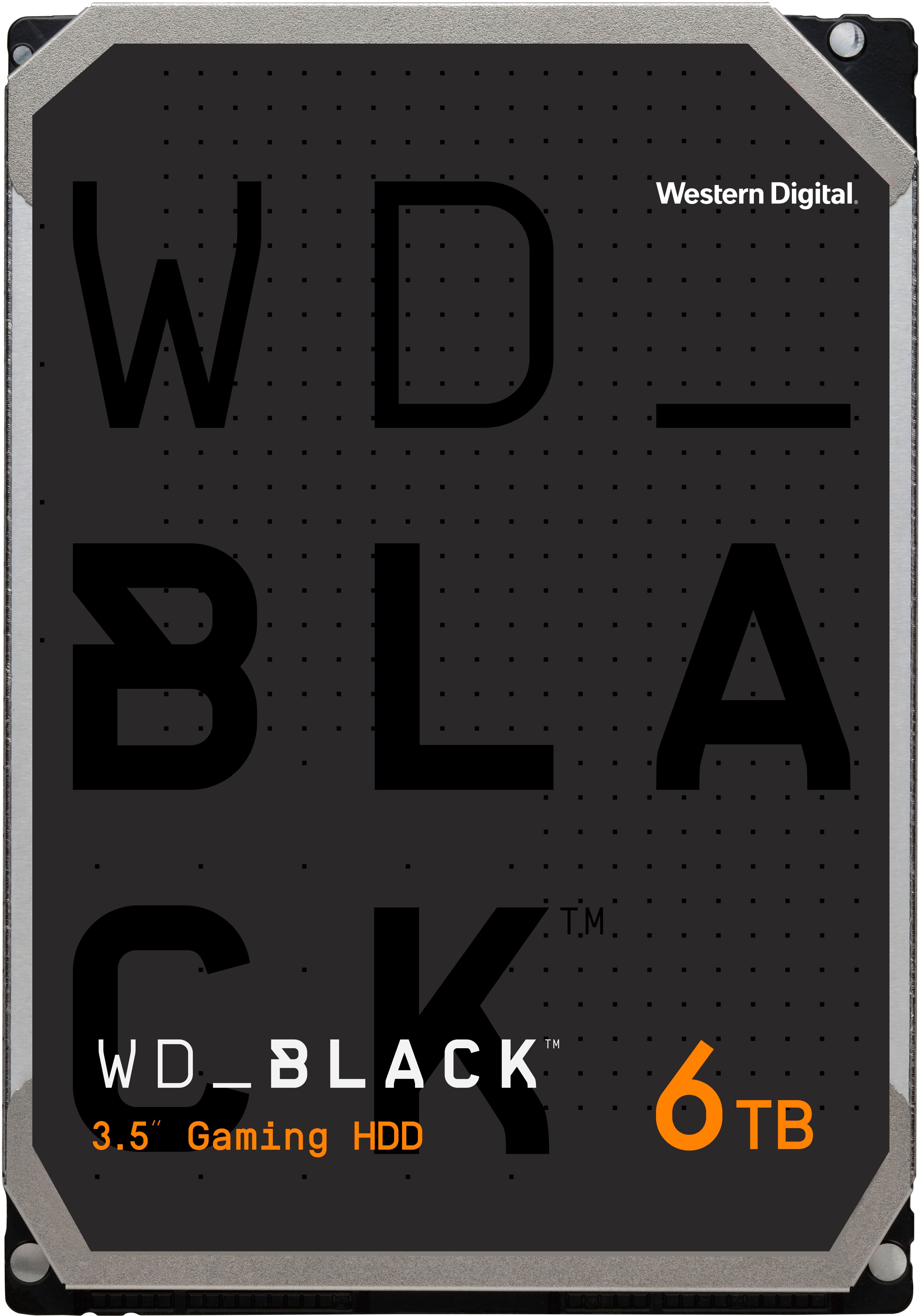 WD - BLACK 6TB Gaming Internal Hard Drive - Front_Zoom