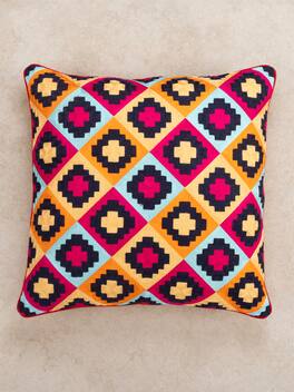 GAURI KOHLI - Mandira Pillow - Multicolored