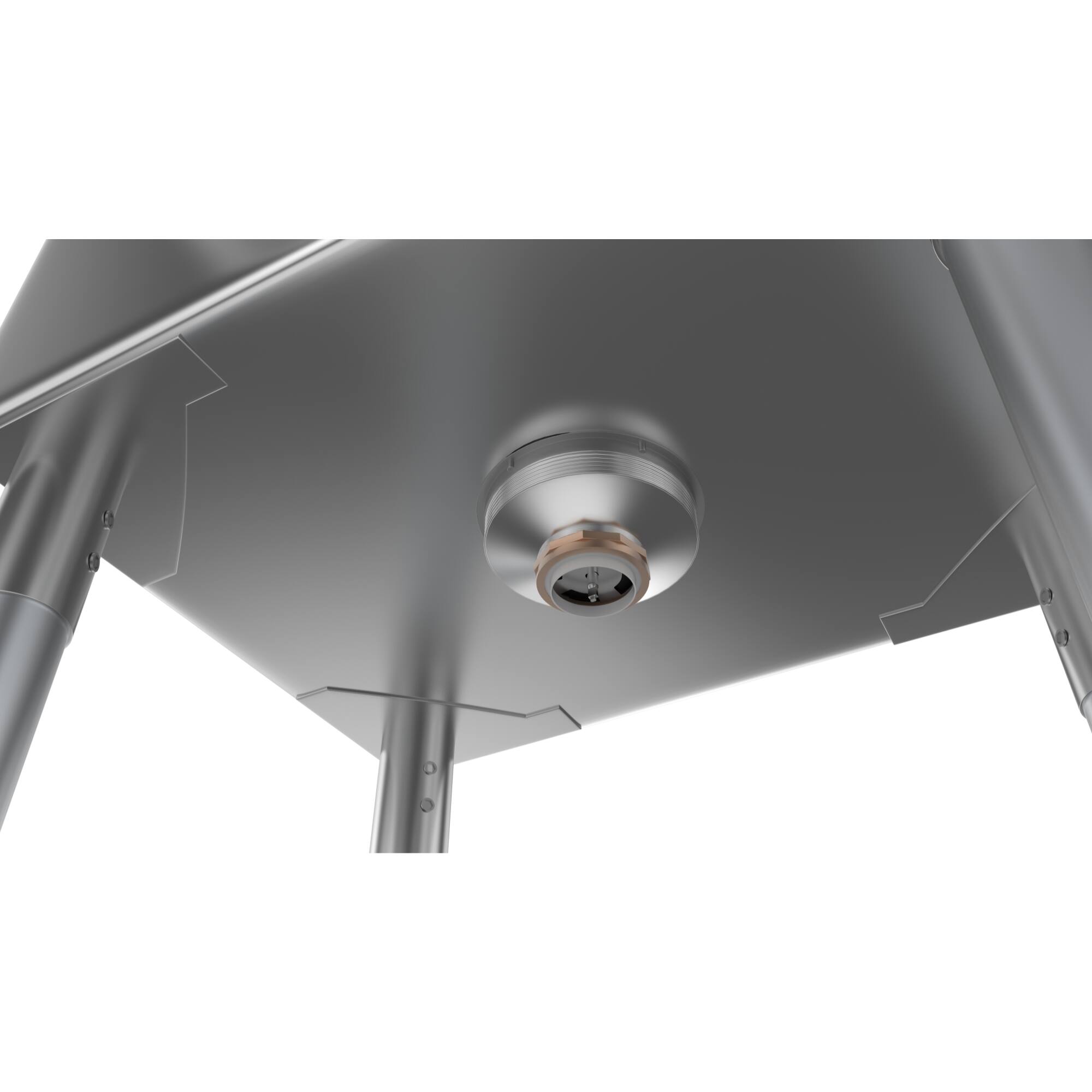 Alt View 8. Koolmore - 44 in. One Compartment Stainless Steel  Sink with 2 Drainboards, Bowl Size 12"x 16"x 10" SA121610-16B3. - Stainless Steel.