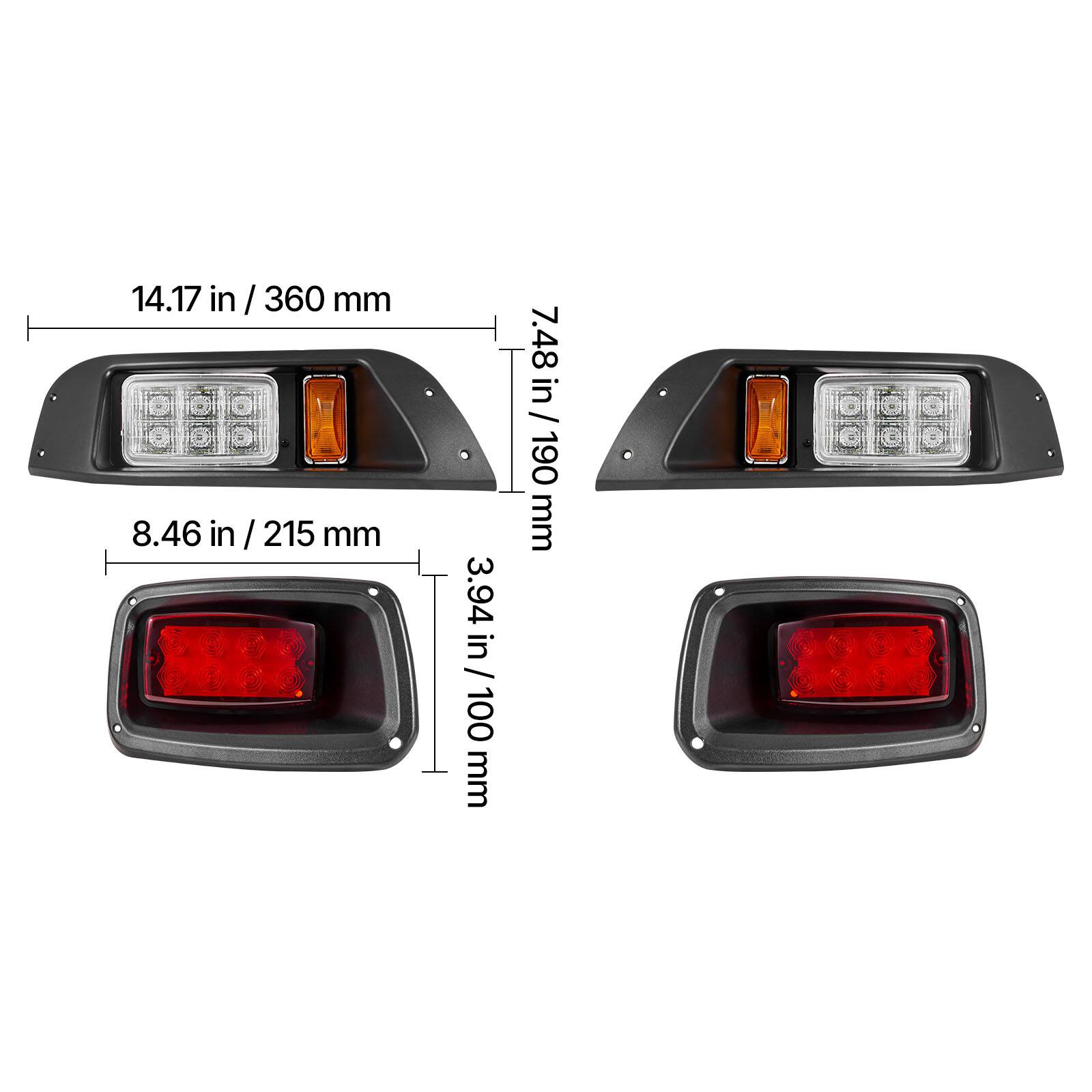 14.17 in / 360 mm  
8.46 in / 215 mm  
3.94 in / 100 mm  
7.48 in / 190 mm