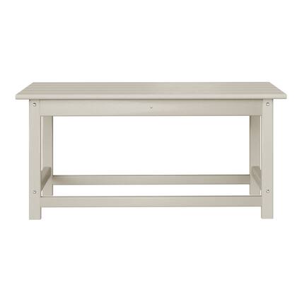 Front. WestinTrends - WestinTrends Malibu 35" length outdoor Coffee table for Adirondack chair - Sand.