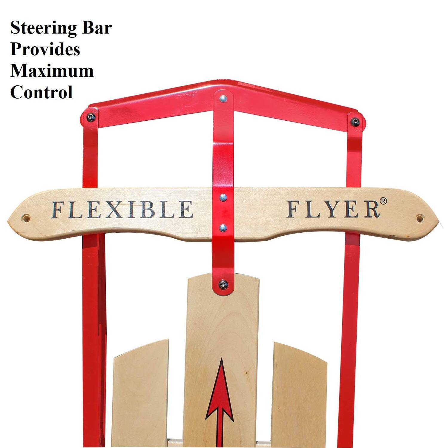 Steering Bar Provides Maximum Control

FLEXIBLE FLYER®