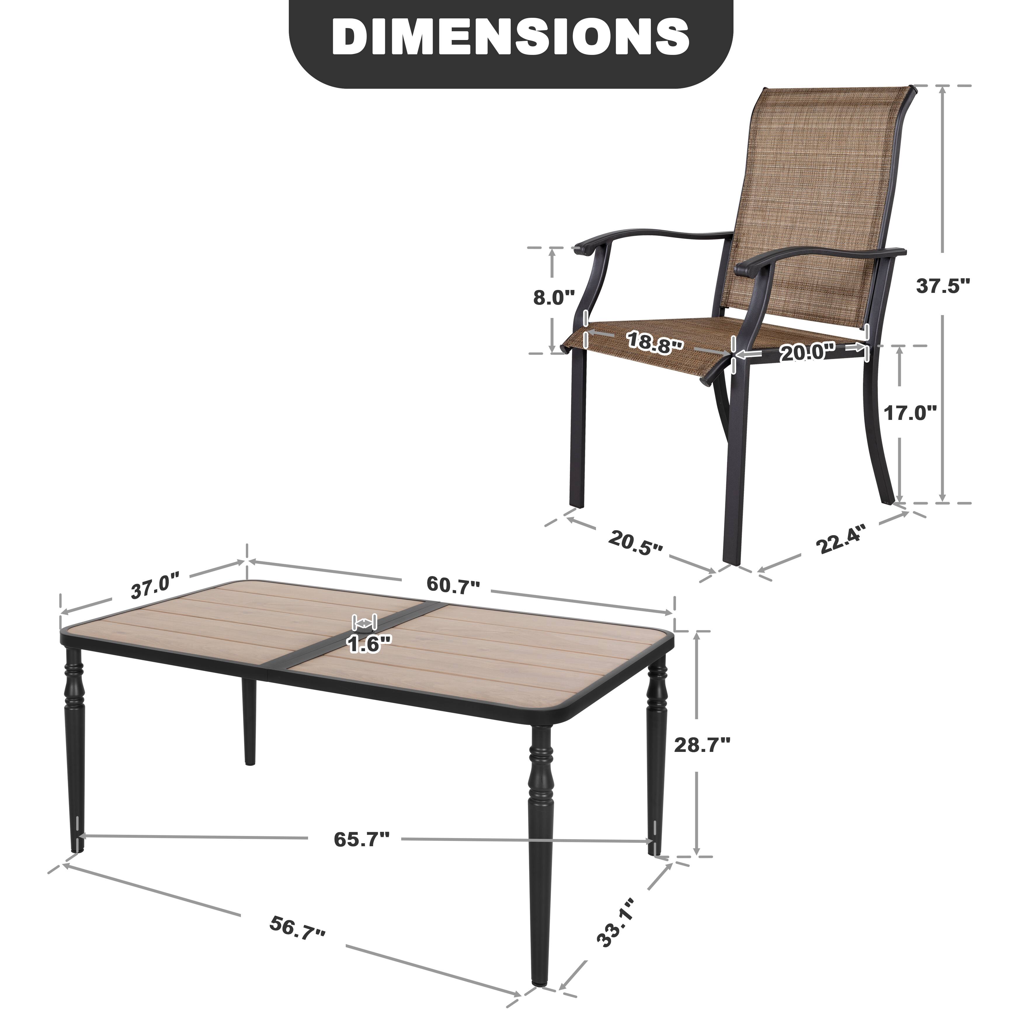 DIMENSIONS

- 8.0"
- 18.8"
- 20.0"
- 37.5"
- 17.0"
- 37.0"
- 1.6"
- 60.7"
- 20.5"
- 28.7"
- 22.4"
- 65.7"
- 56.7"
- 33.1"
