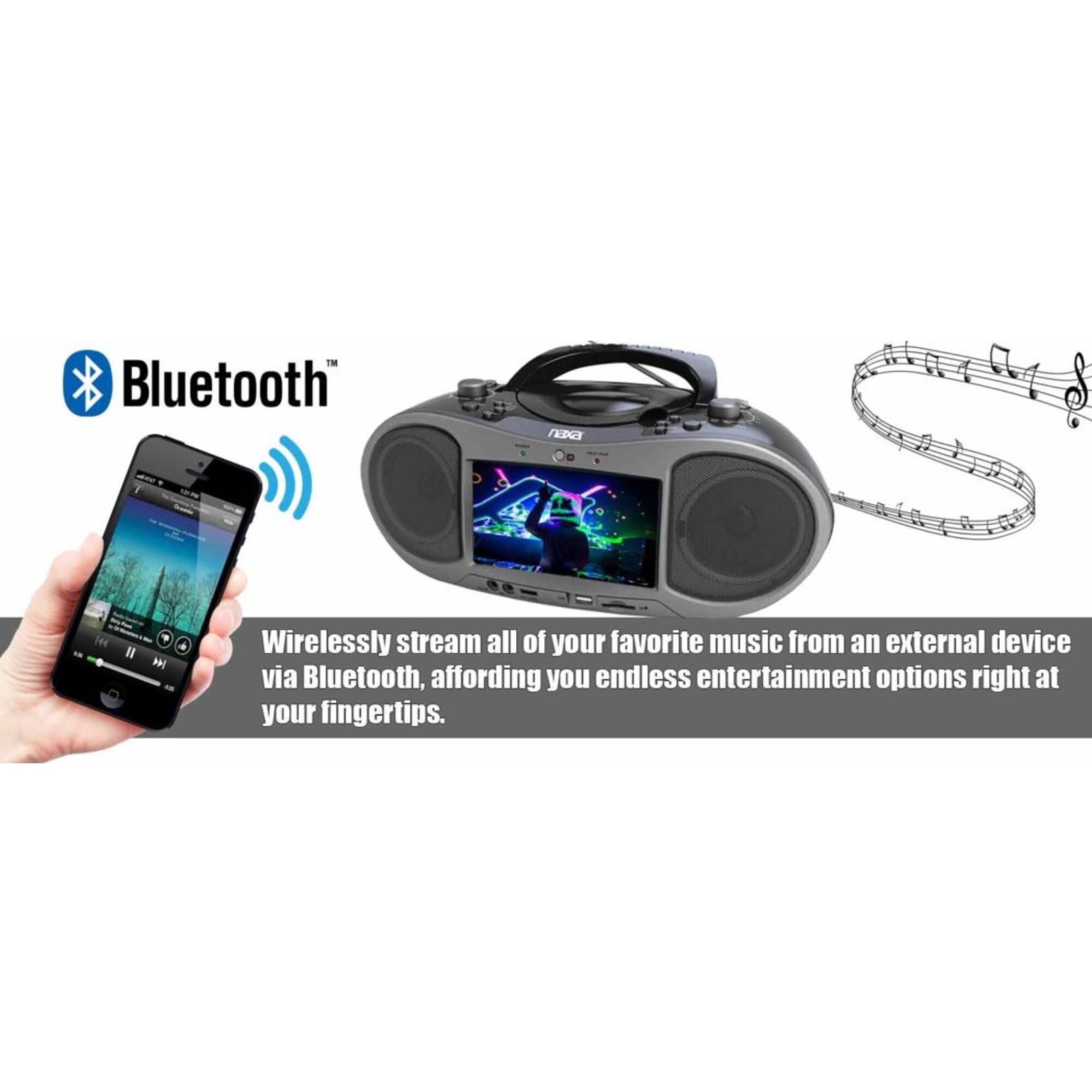 Bluetooth
Wirelessly stream all of your favorite music from an external device via Bluetooth, affording you endless entertainment options right at your fingertips.