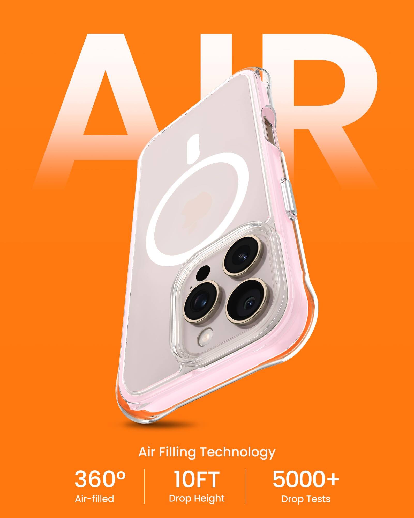 Air Filling Technology 360° Air-filled 10FT Drop Height 5000+ Drop Tests