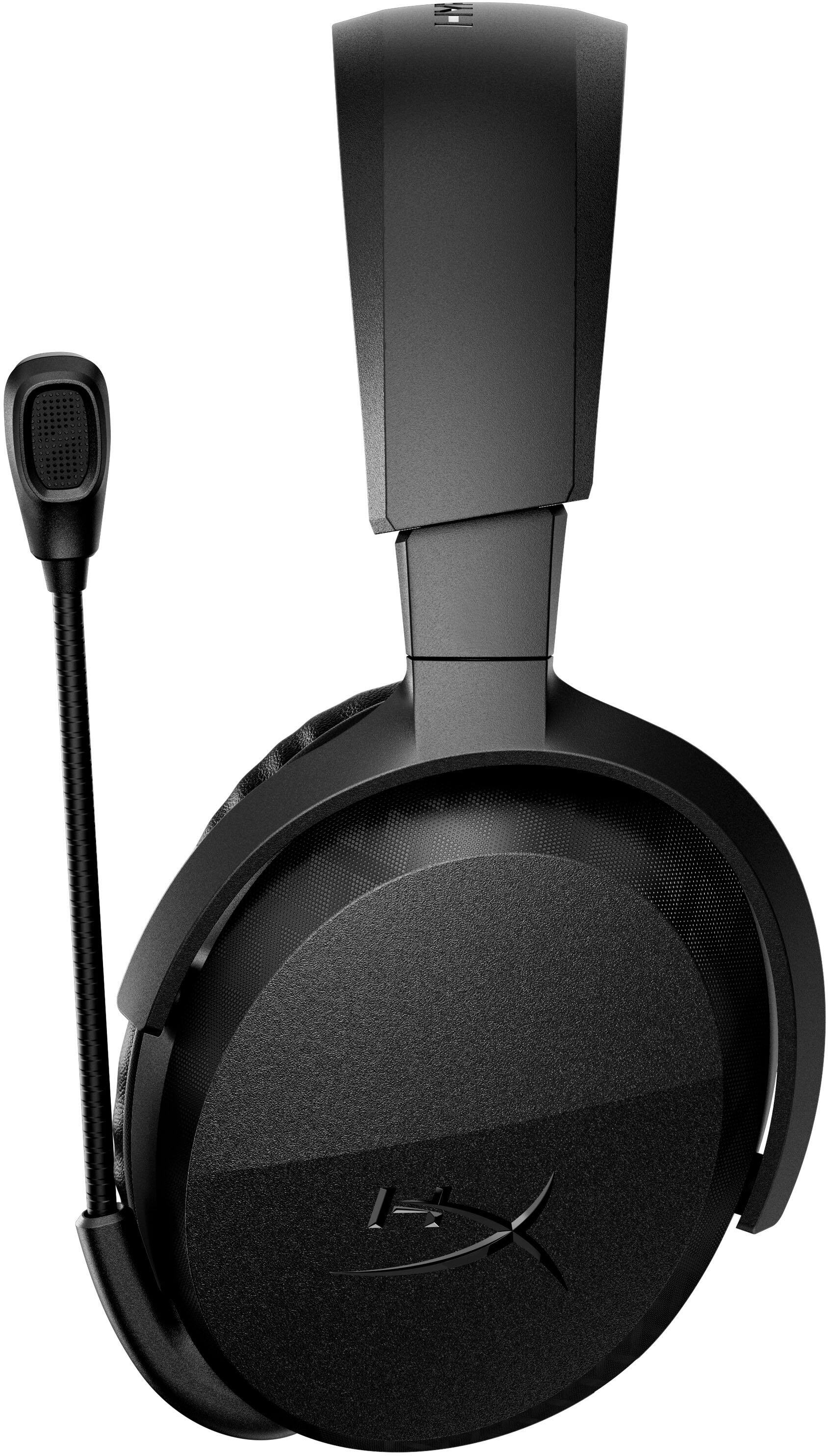 Left. HyperX - Cloud Stinger 3 Wireless Gaming Headset w/ Adjustable Headband for PC, PS5, Xbox, Nintendo Switch, and Mobile - Black.