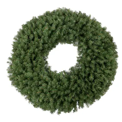 Front. Elf Stor - Artificial Christmas wreath -60 in - Green.