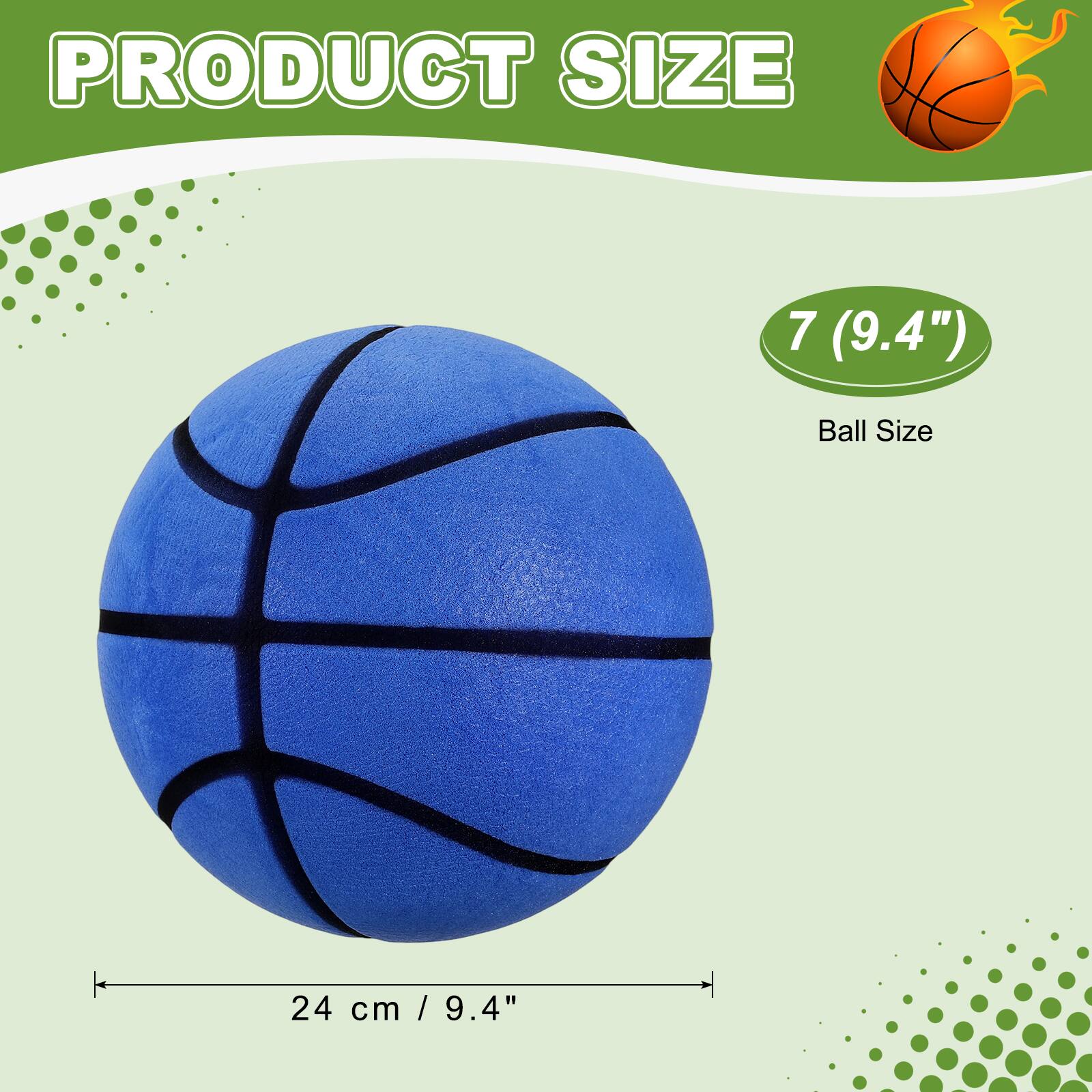 PRODUCT SIZE 7 (9.4")  
Ball Size 24 cm / 9.4"