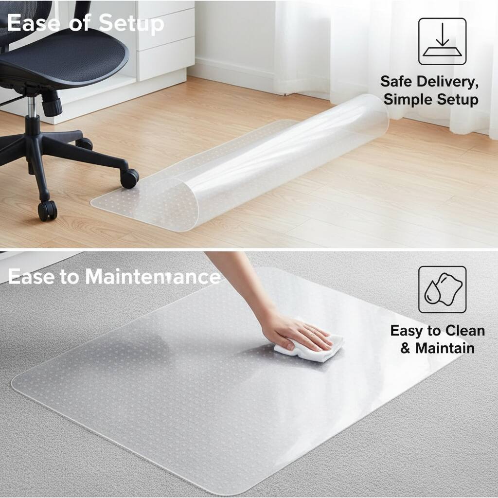 Ease of Setup  
Safe Delivery, Simple Setup  

Ease to Maintenance  
Easy to Clean & Maintain