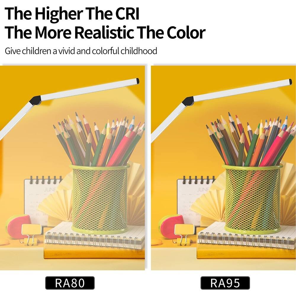 The Higher The CRI  
The More Realistic The Color  

Give children a vivid and colorful childhood  

RA80  

RA95