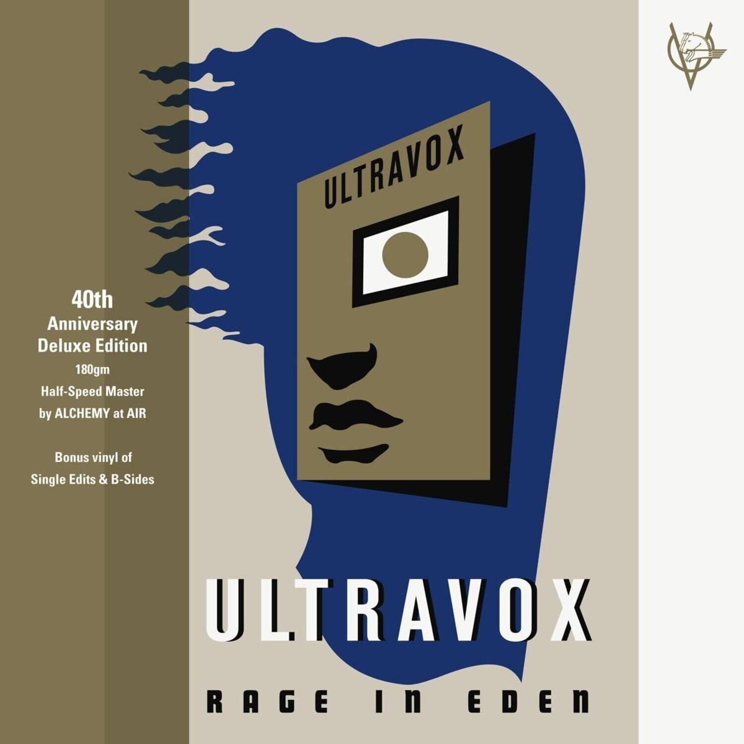 ULTRAVOX  
RAGE IN EDEN  

40th Anniversary Deluxe Edition  
180gm  
Half-Speed Master by ALCHEMY at AIR  

Bonus vinyl of Single Edits & B-Sides