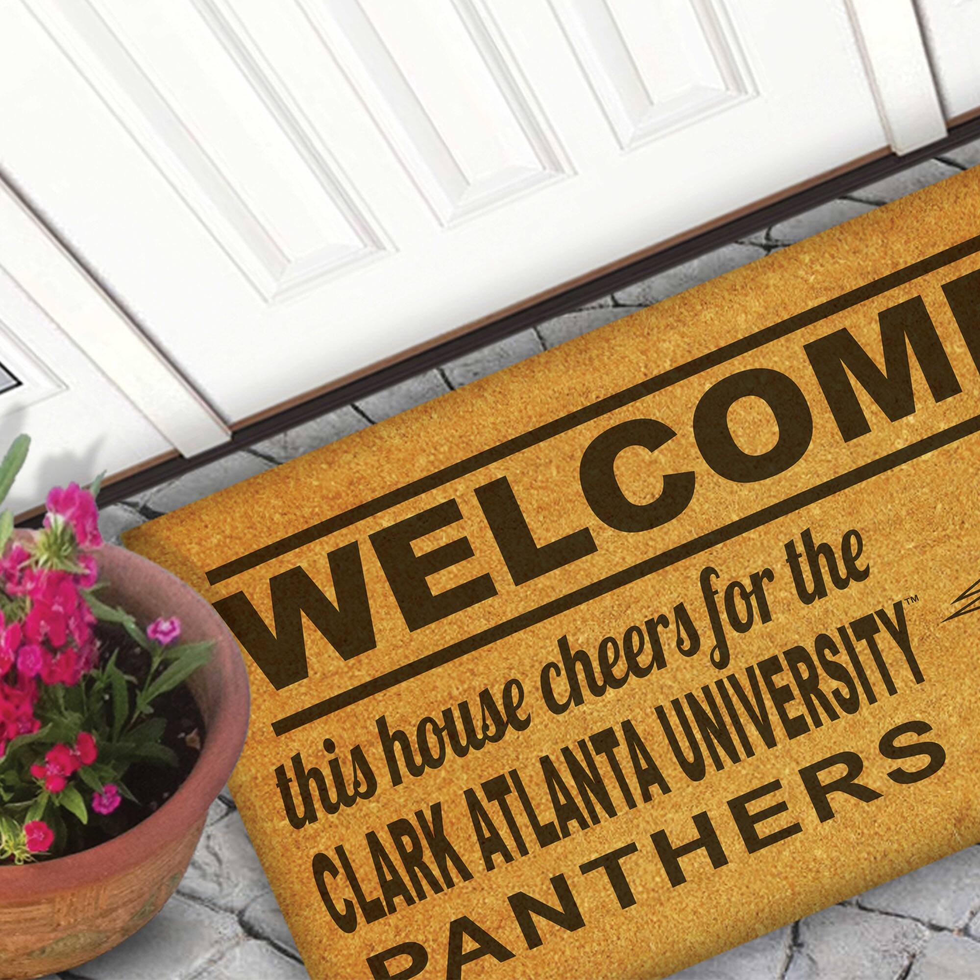 WELCOME  
this house cheers for the  
CLARK ATLANTA UNIVERSITY  
PANTHERS