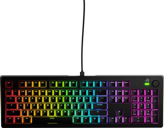 Glorious - GMMK 3 100% Wired Mechanical Linear Switch Gaming Keyboard with Hot-swappable Switches - Black