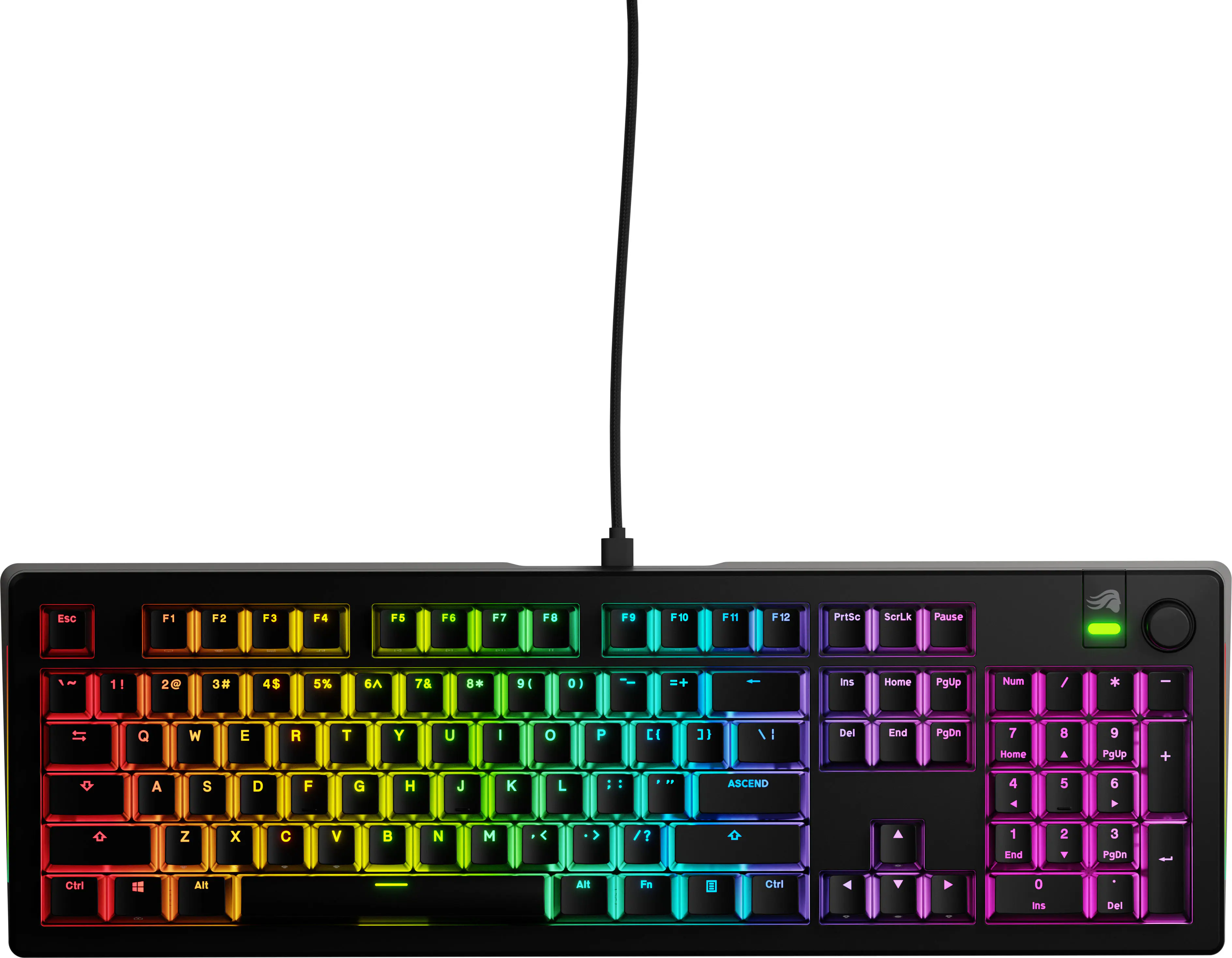 Glorious - GMMK 3 100% Wired Mechanical Linear Switch Gaming Keyboard with Hot-swappable Switches - Black