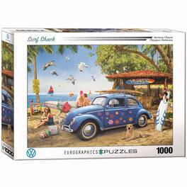 Eurographics - VW Surf Shack Puzzles Multicolored 1000 pc
