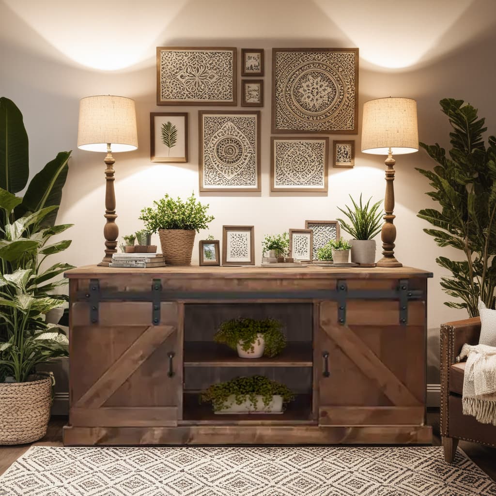 Alt View 1. Legends Furniture - TV Stand for Most TVs Up to 75" - Aged Whiskey.