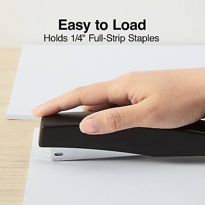 Easy to Load  
Holds 1/4" Full-Strip Staples