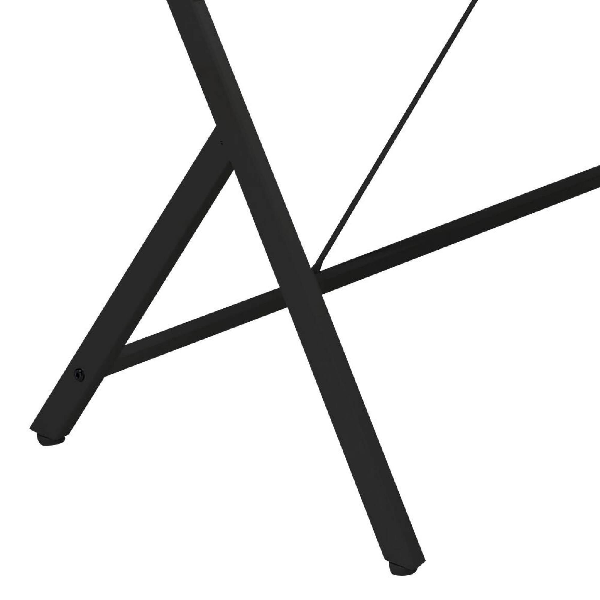 Left. GOODSILO - L-Shaped Computer Desk with Metal Frame and Mobile CPU Holder for Compact Workspaces - Black.