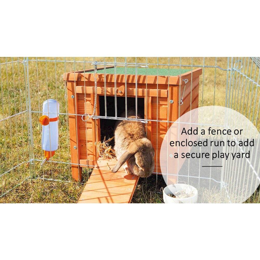 Add a fence or enclosed run to add a secure play yard