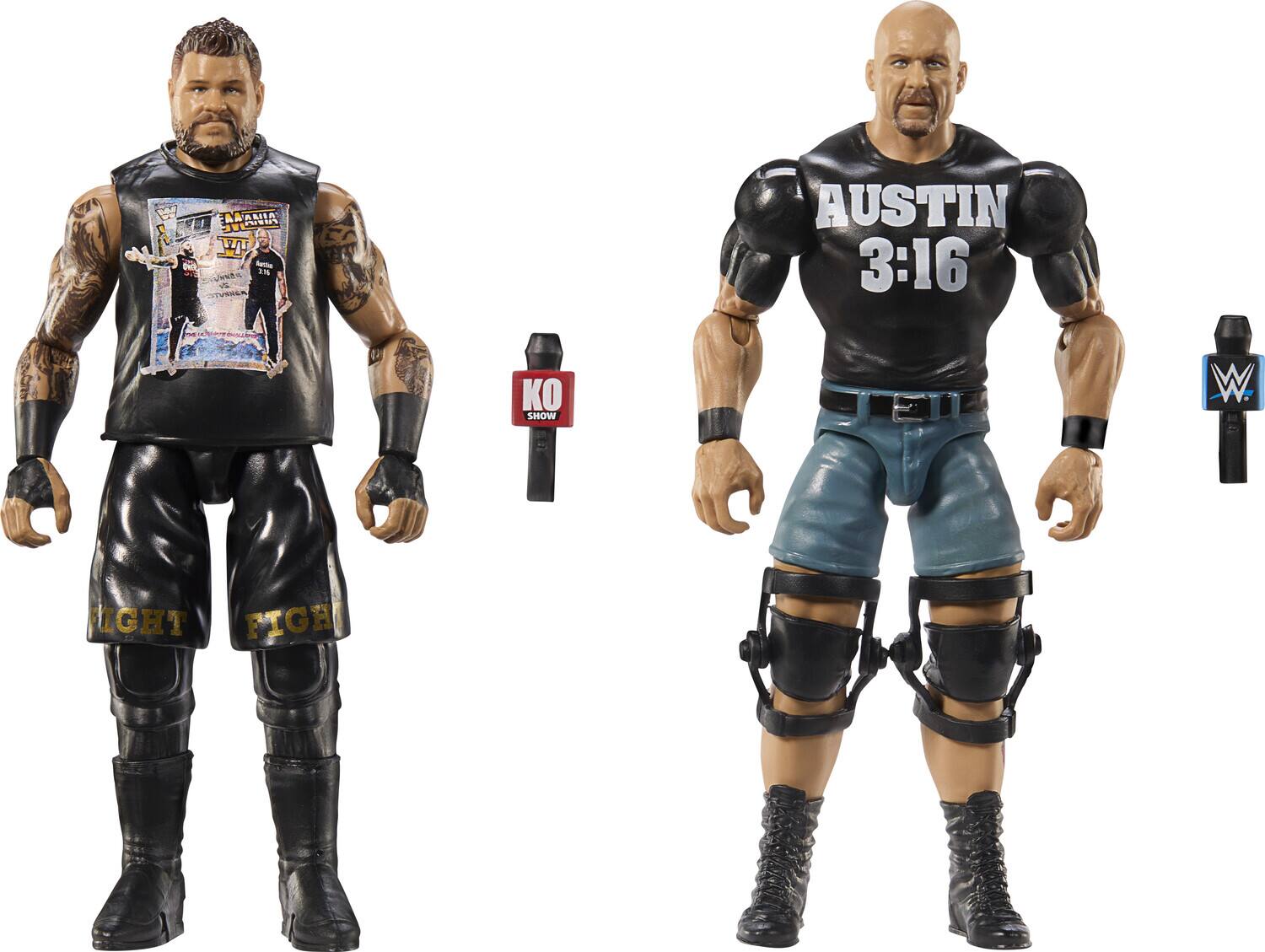 Mattel Collectible - WWE Main Event: Showdown 6" 'Stone Cold' Steve Austin vs Kevin Owens Action Figure 2-Pack