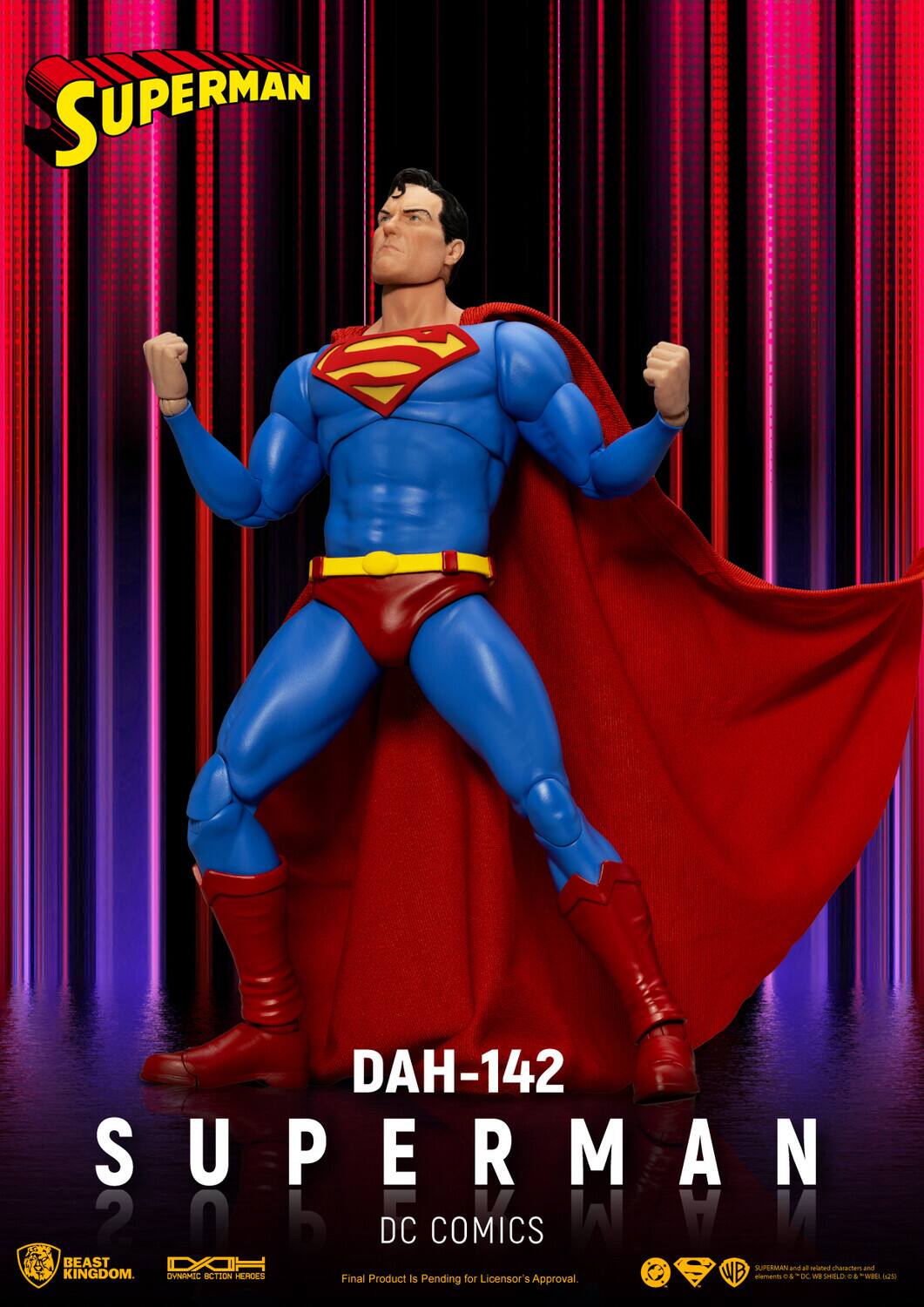 SUPERMAN S DAH-142 SUPERMAN 20M 2 0 b DC COMICS M N BEAST DA - SUPLMAN and all licensed character - a KINGDOM. Final Product is for Licensor's approval.