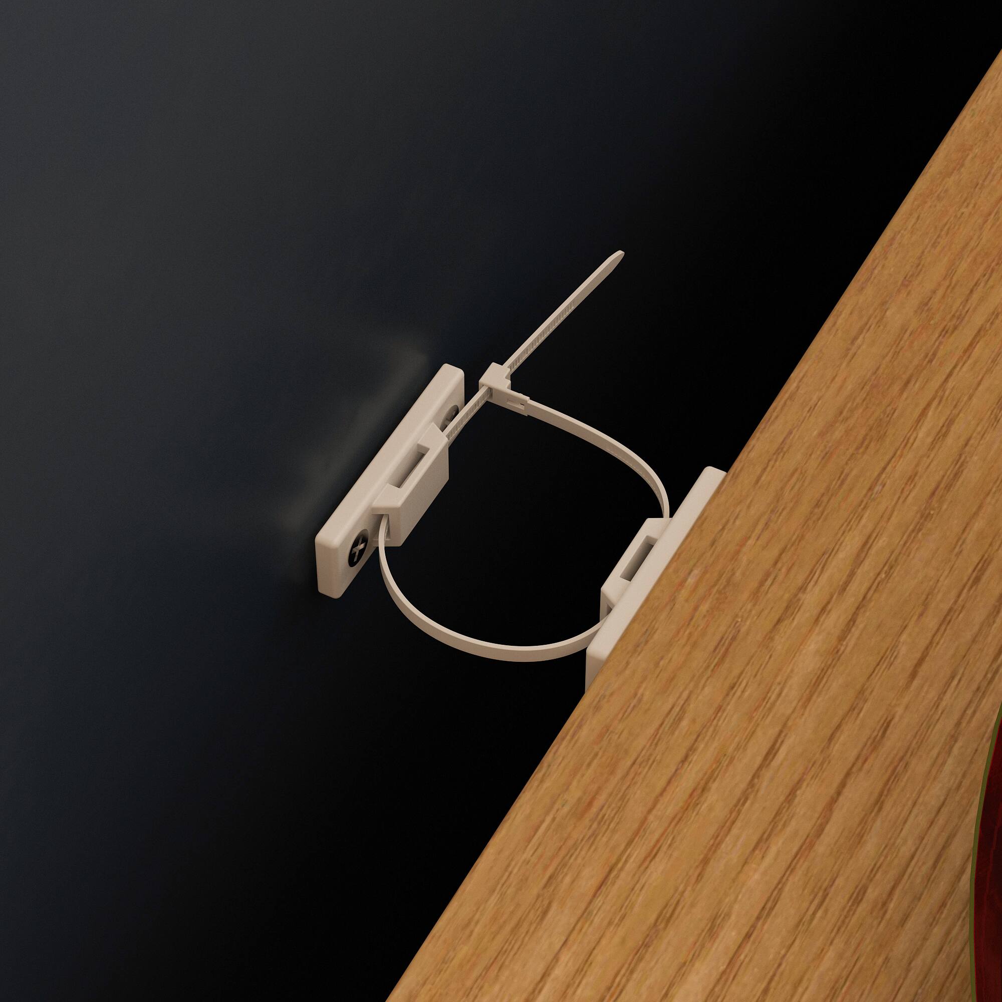 Alt View 7. FUFU & GAGA - FUFU&GAGA Press - to - Open Storage Cabinet: Anti - Tip, Stylish Organizer Dresser - Black & Wooden.