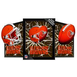 Sporticulture - Cleveland Browns 14" x 18" Framed 3D Lenticular Art - Brown