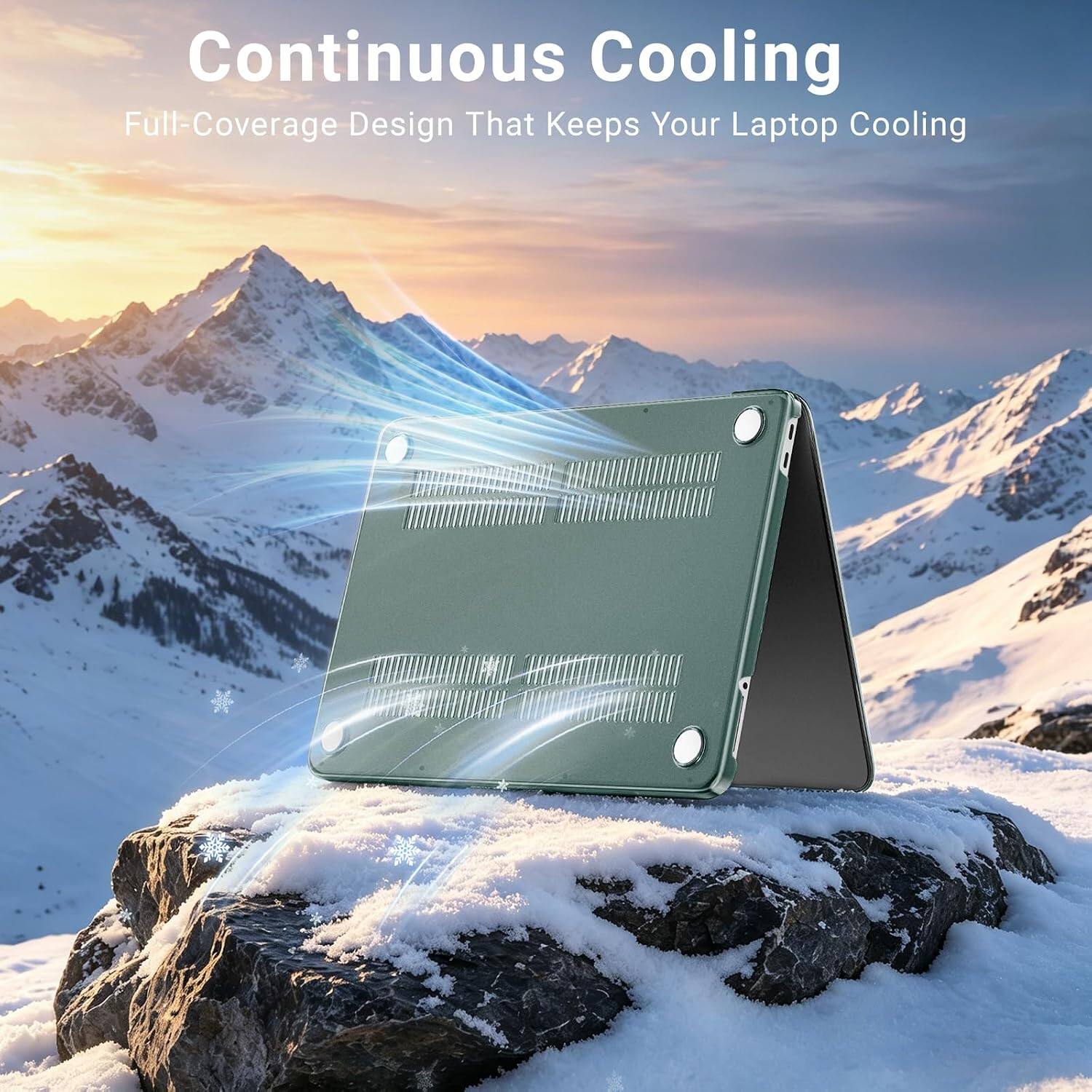 Continuous Cooling  
Full-Coverage Design That Keeps Your Laptop Cooling
