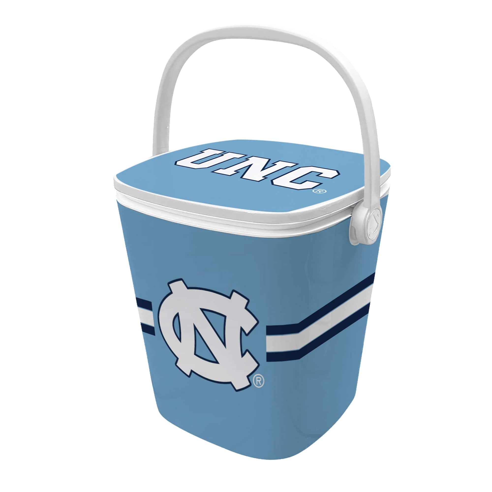 Indigo Falls - North Carolina Tar Heels 16-Quart Mini Cool Bar Cooler - White