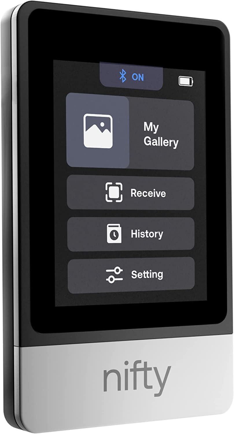 ON  
My Gallery  
Receive  
History  
Setting  

nifty