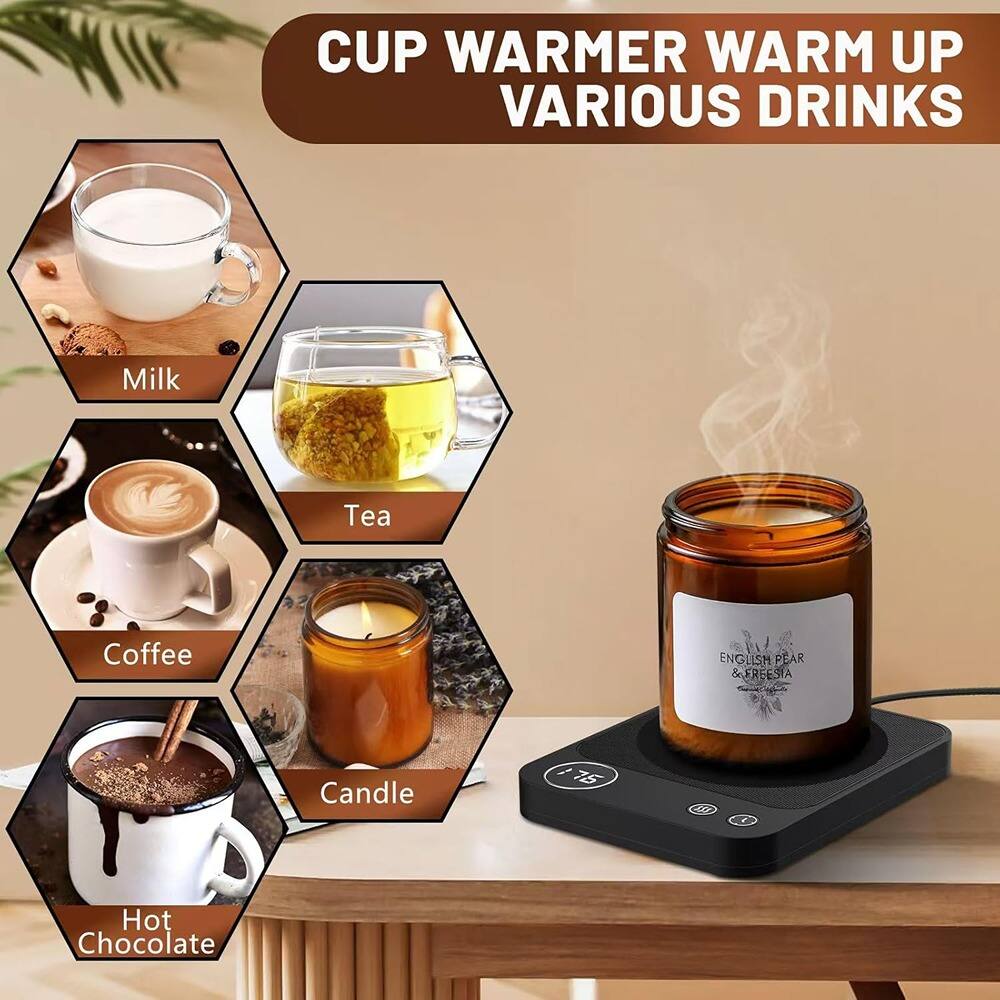 CUP WARMER WARM UP VARIOUS DRINKS

- Milk
- Tea
- Coffee
- Candle
- Hot Chocolate

ENGLISH PEAR & FREESIA