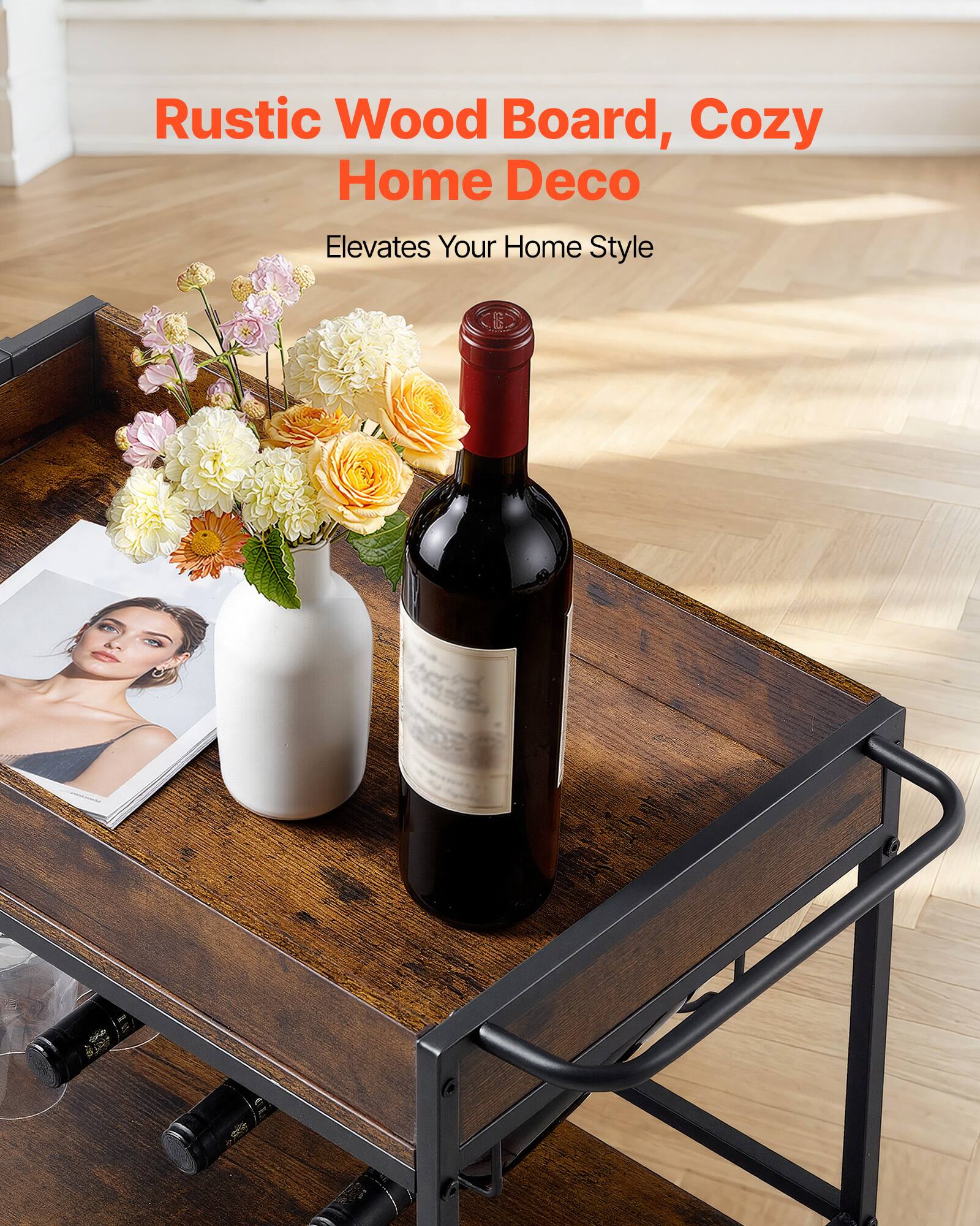 Rustic Wood Board, Cozy Home Deco  
Elevates Your Home Style