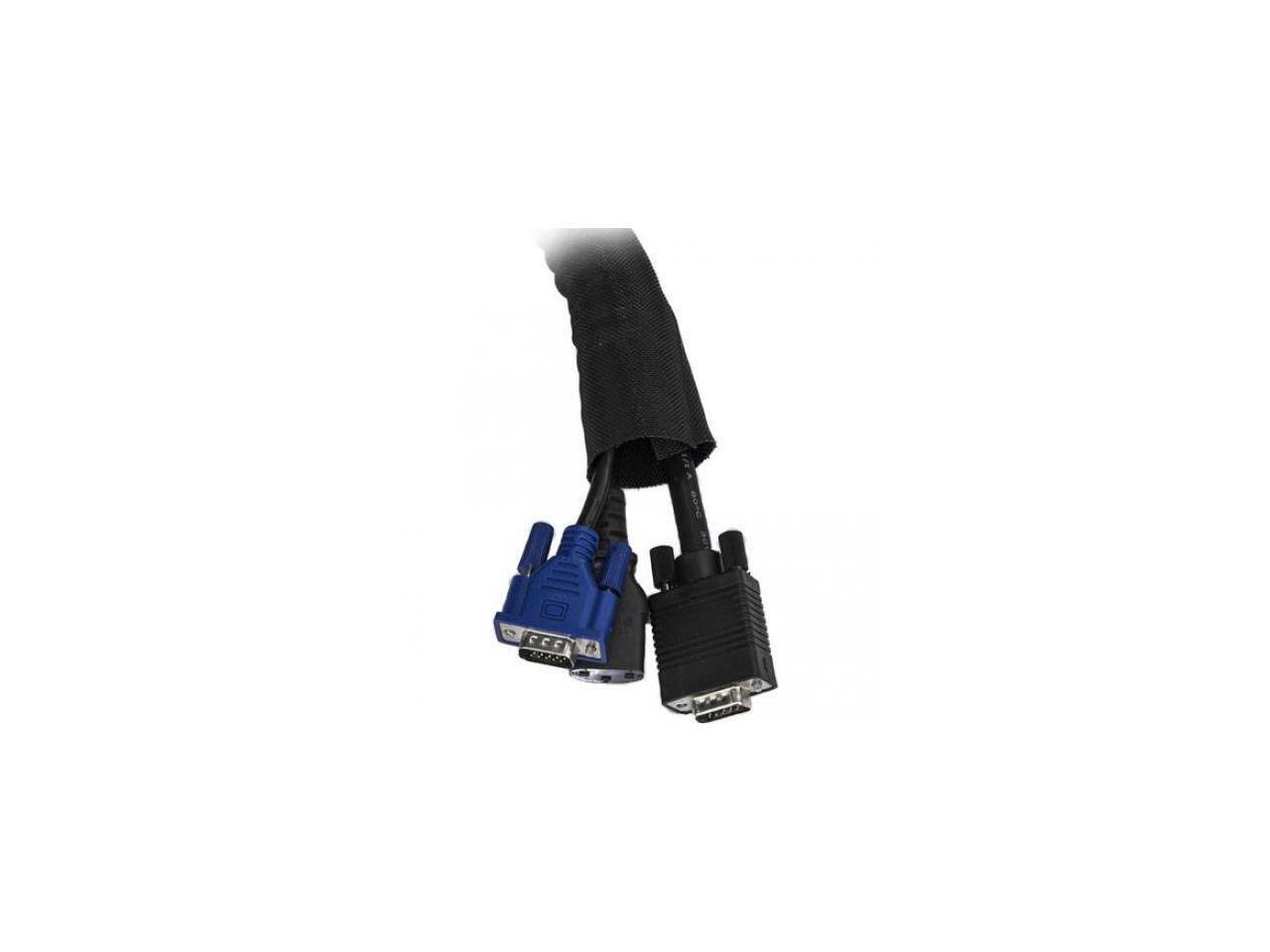 Alt View 3. StarTech.com - StarTech WKSTNCM Cable Management Sleeve - 2m - Cord Hider & Organizer.