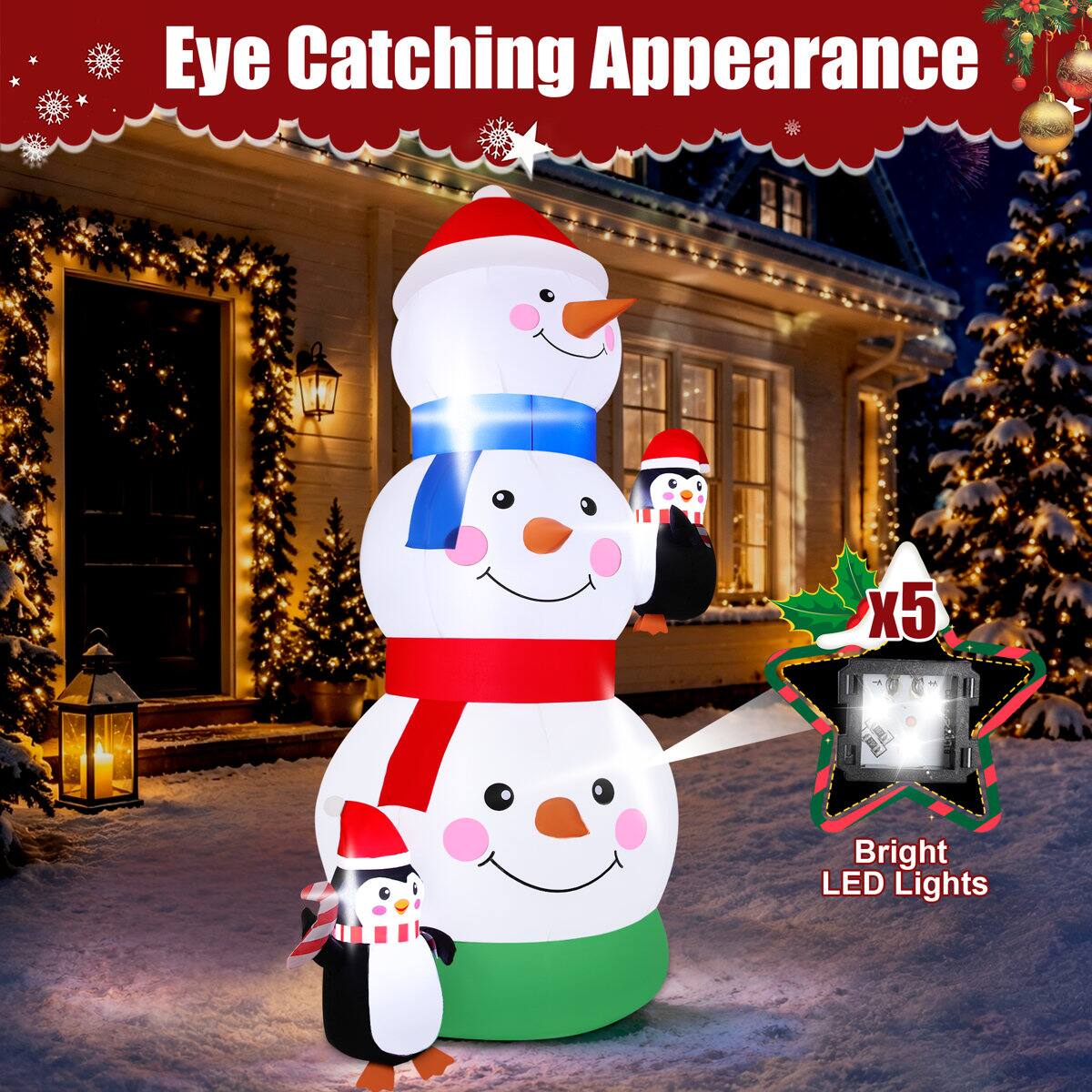 Eye Catching Appearance  
x5  
Bright LED Lights