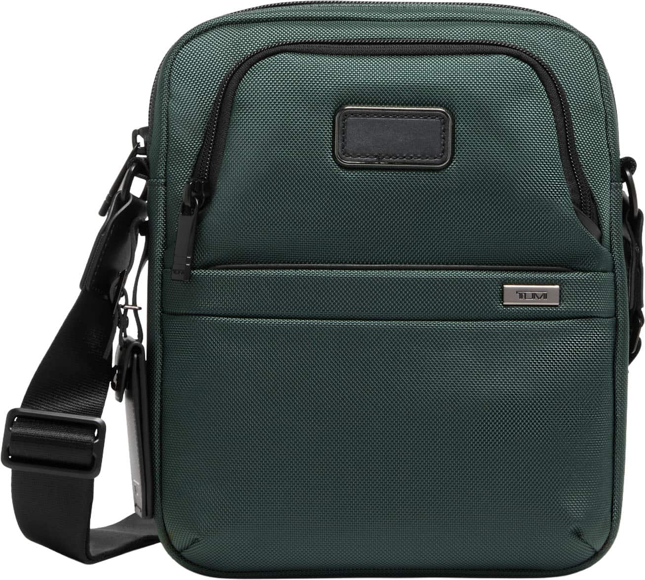 Front. TUMI - Alpha Medium Crossbody - Terra Brown.