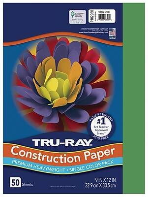 Holda P102960  
TICONCKROCA COMPANY  
UXA FADE RESISTANT #1  
Art Teacher Approved Brand*  
ACID FREE  
TRU-RAY Construction Paper  
PACK PREMIUM COLOR HEAVYWEIGHT SINGLE  
9 IN X 12 IN  
50 Sheets  
22.9 cm x 30.5 cm