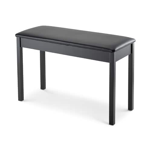 On Stage Stands - OnStage Organ Bench - 35″ Wide Piano Stool - Ergonomic Pedal Keyboard Seat, Leatherette Cushion, Solid-Wood Legs and - Black price history on PriceWatchPro