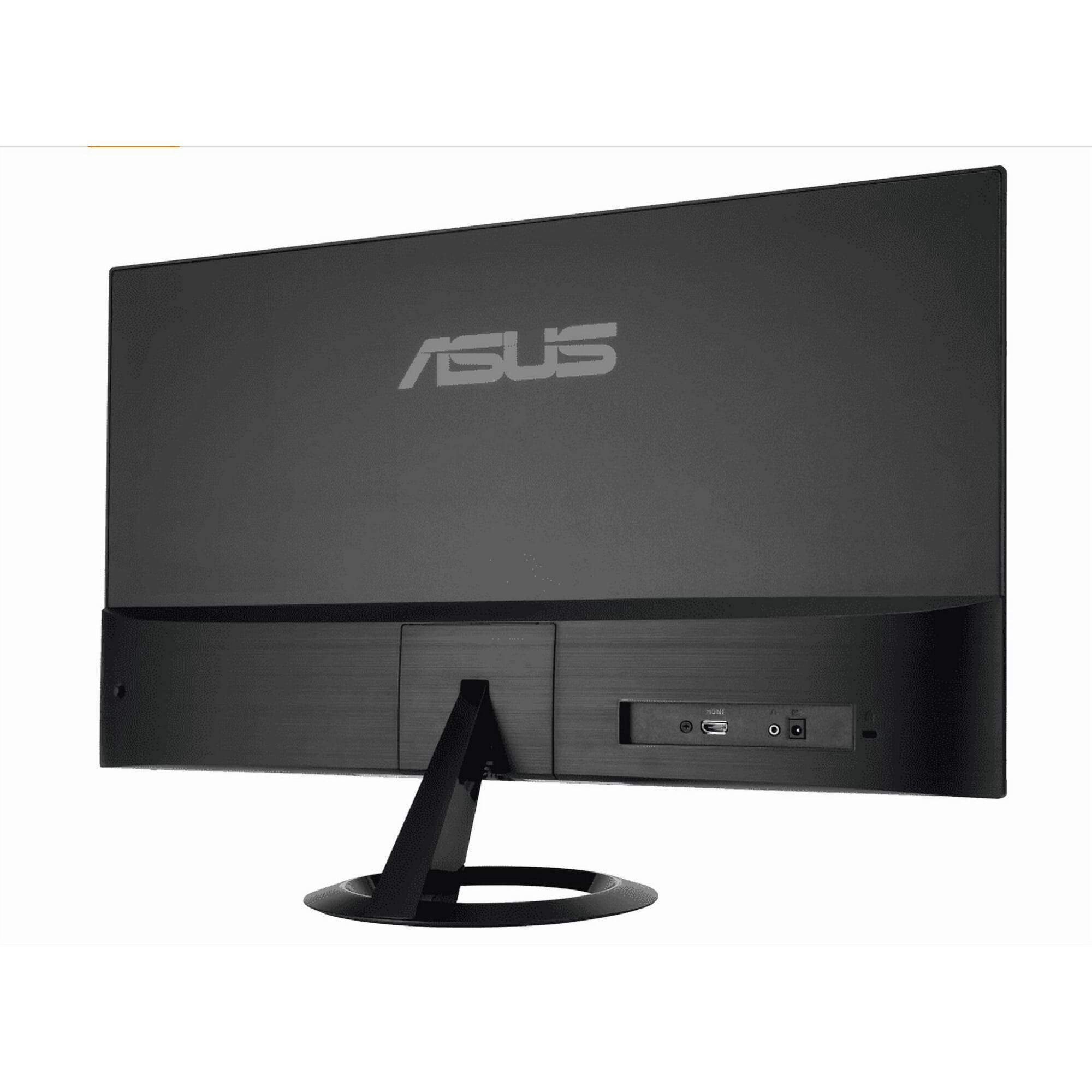 Left. ASUS - ASUS 27” (27" viewable) Monitor (VZ27EHF) - FHD (1920 x 1080), IPS, 100Hz - Black.