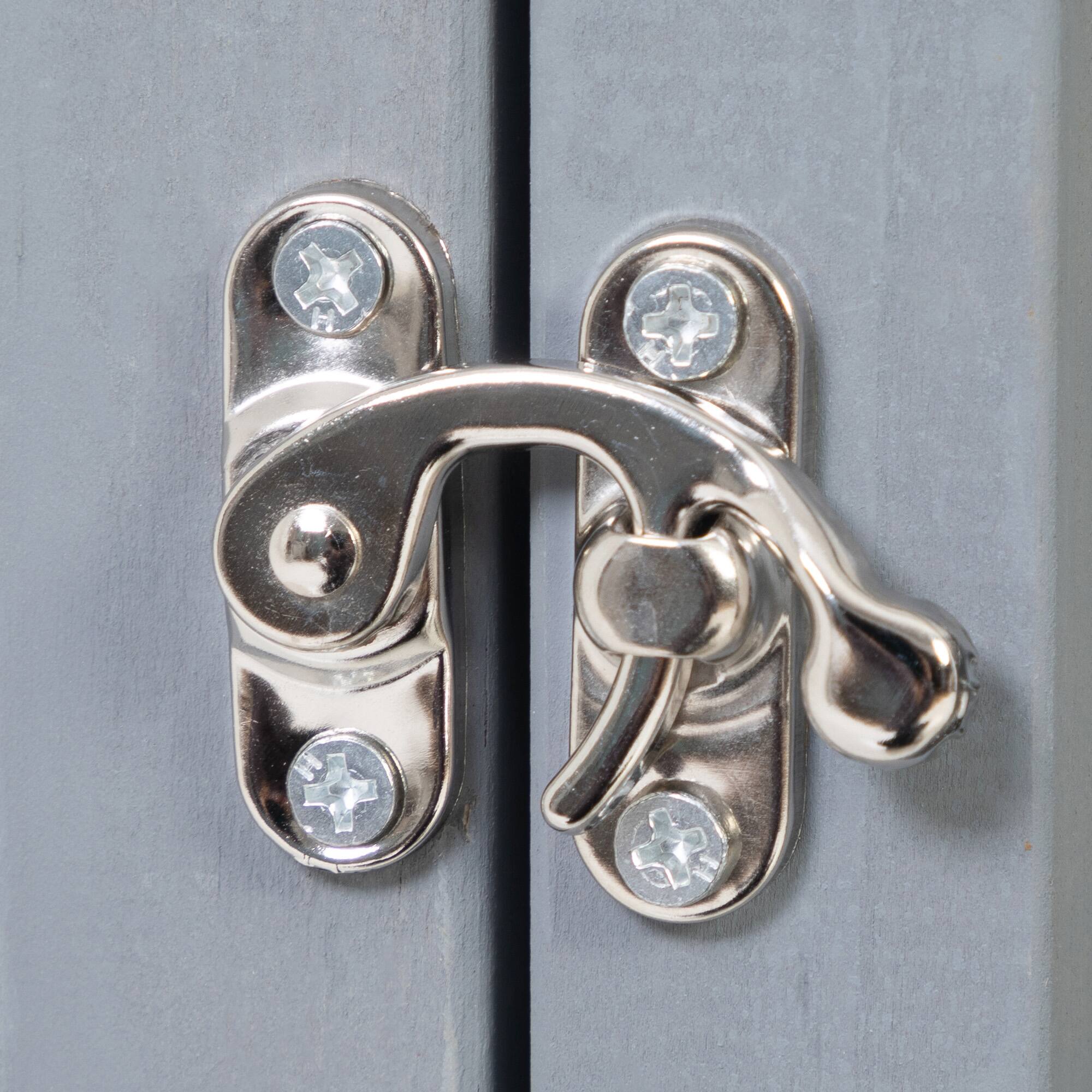 Alt View 1. Boyel Living - Gray with Colorful Patterns Large 2Story Outdoor Rabbit Hutch Bunny House with Dual Runs Resting Room PC Sun Roof wit - Gray.