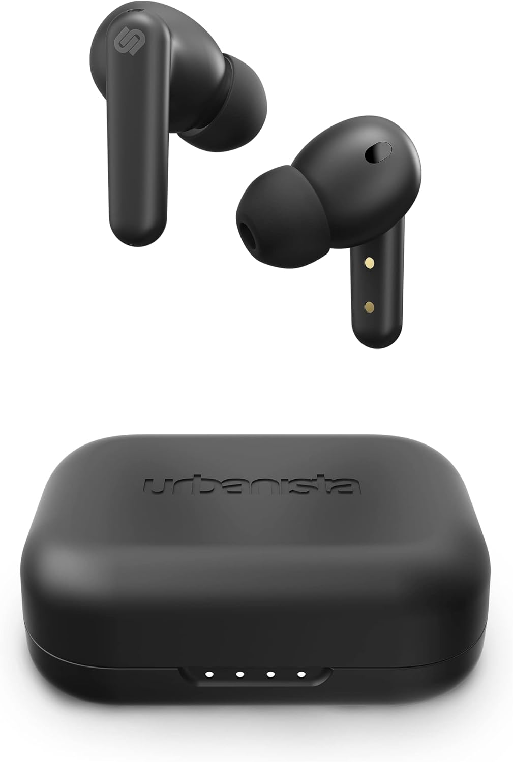 Urbanista - London Active Noise Cancelling Wireless Charging Earbuds I Color: - Midnight Black