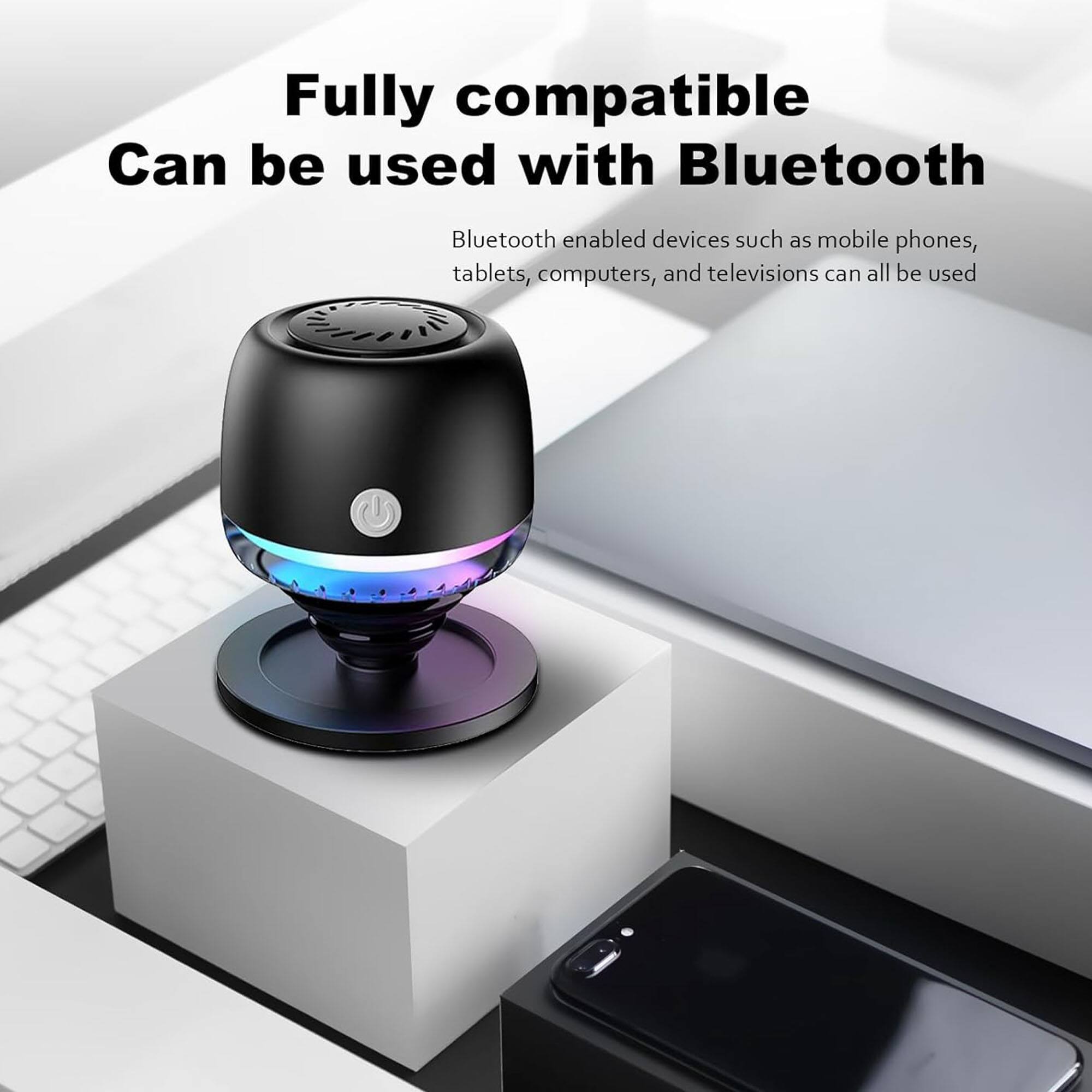 Fully compatible  
Can be used with Bluetooth  

Bluetooth enabled devices such as mobile phones, tablets, computers, and televisions can all be used