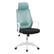 Angle. CorLiving - Workspace Mesh Back Office Chair - Teal and Black.