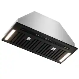 Brano - 36 inches - Convertible - Range Hood Insert - Black